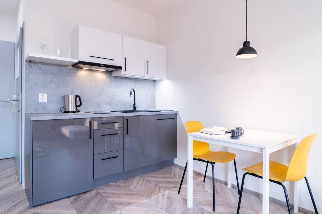 Brno Center View Apartement B - With Self Check-In Dış mekan fotoğraf